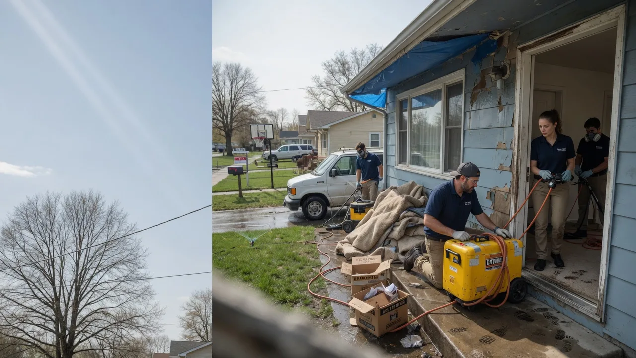 Basement Flood Cleanup in Granville, OH near me